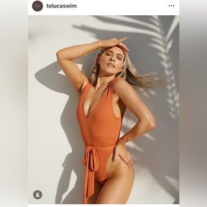 Toluca Swim Artemis Maxi in Eucalyptus size S